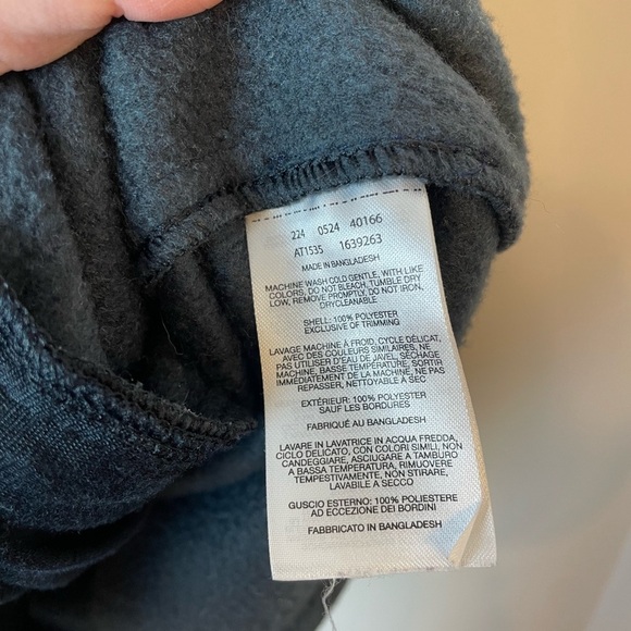 Columbia Sleeveless Charcoal Grey Fleece Full Zip Vest Outdoor Men’s XL Tall - Picture 5 of 7